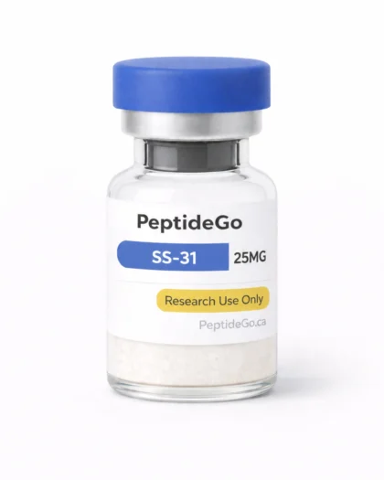 PeptideGo SS-31 25mg vial for laboratory research use only