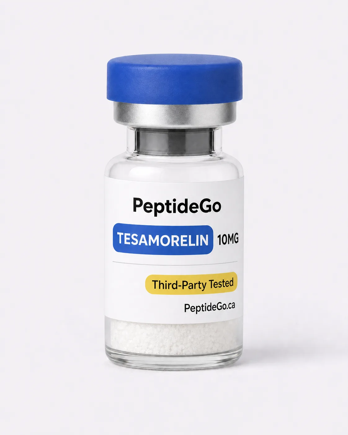 Tesamorelin 10mg PeptideGo wholesale vial